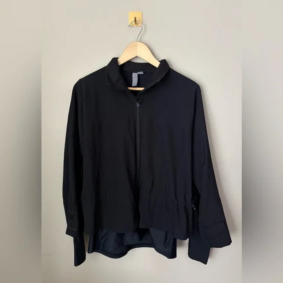 Medium/8-10 Sweaty Betty Black Fast Lane Running Jacket - Picture 3 of 7